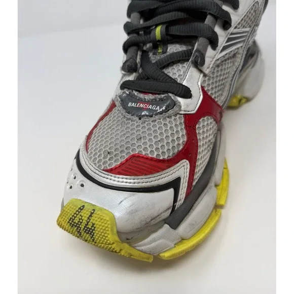 Balenciaga Runner Sneaker Red/Yellow Size 11 US 44 EU - Picture 9 of 10